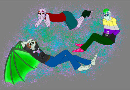 Faera, Phaze, and Electro by Errorx429